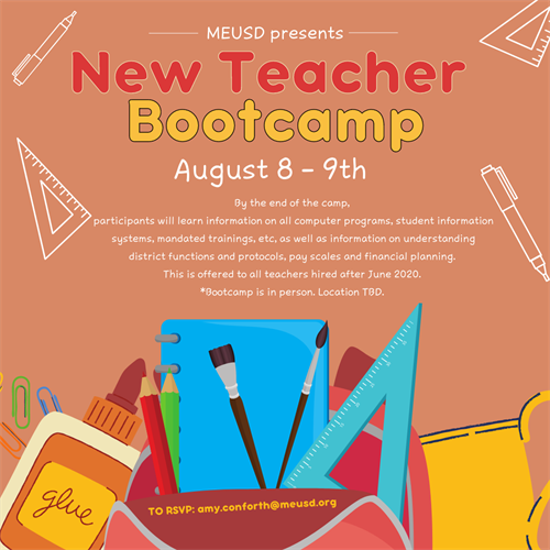 New teacher bootcamp